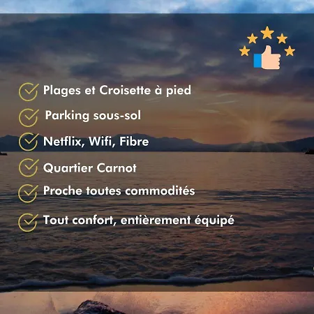 T2 Le Sunscene-parking-clim-terrasses-centre- Capitalchic Services カンヌ